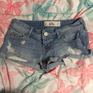 Hollister Distressed Jean Shorts